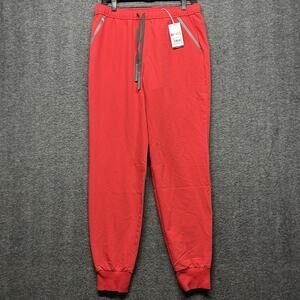 FIGS Mens Medium Scrubs Pants High Vis Classic Tansen Jogger Neon Red NWT